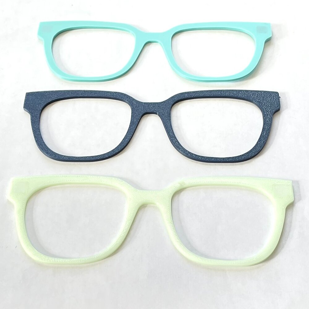 Set of 3 3D Printed Murphy Eyewear Toppers-Pair Eyewear Murphy Frame Toppers-New - Picture 2 of 5